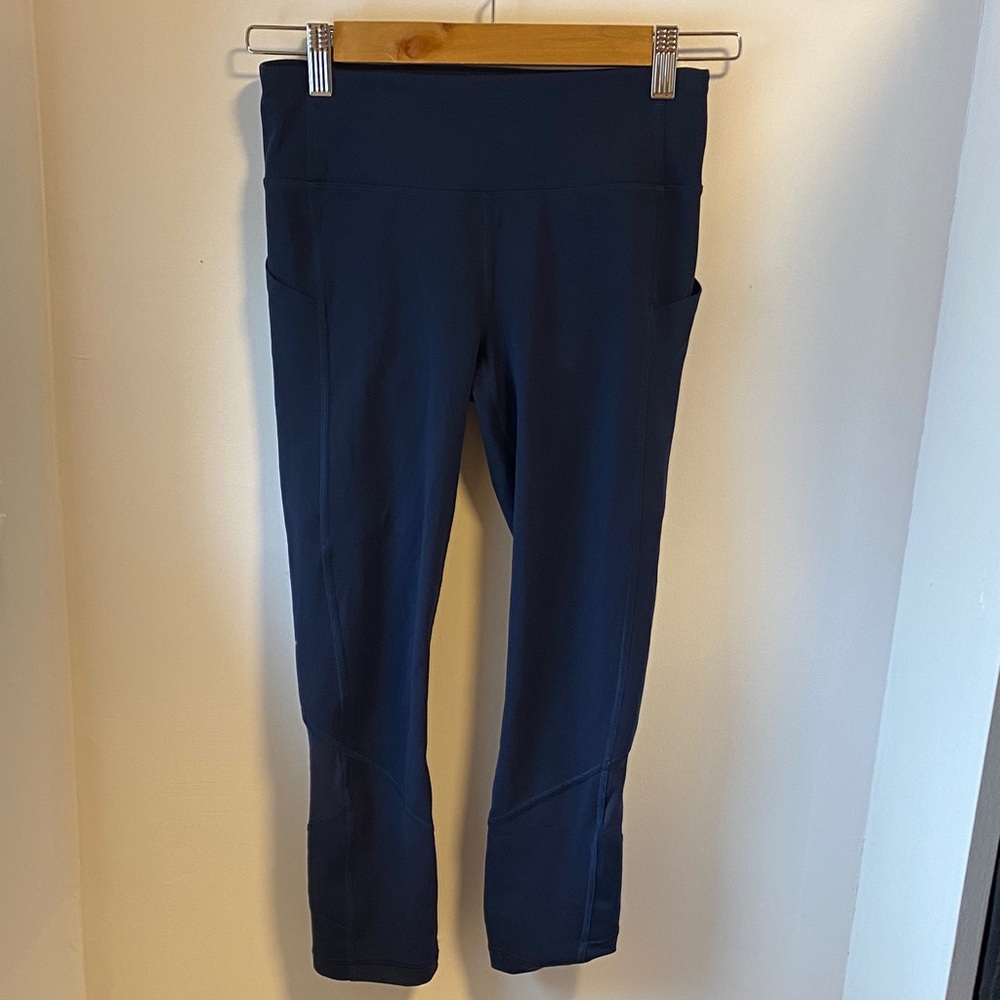 lululemon athletica Kids Navy Leggings with Side Pockets